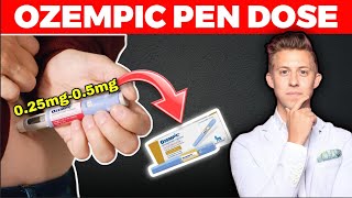 Ozempic 1mg pen clicks  How to dose Ozempic pen into 025 mg amp 05 mg [upl. by Rego876]