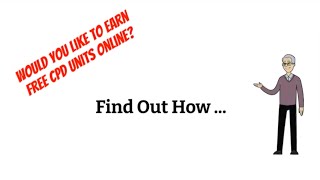 Earn Free CPD Units Online [upl. by Oinotnaesoj903]