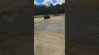 Testing out the Depth  2025 Honda Pioneer 520 Silver Lake OHV Trail redclayriders atv shorts [upl. by Arriaes]