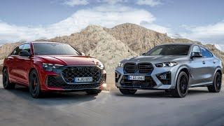 2025 Audi RS Q8 Performance vs BMW X6 M Competition 🏁🔥 [upl. by Farlie]