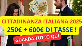 ⛔ TASSE E LIMITAZIONI PER EXTRACOMUNITARI NEL 2025  CITTADINANZA ITALIANA E NON SOLO [upl. by Collyer]