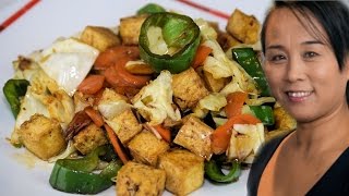 Vegetable amp Tofu StirFry Chinese Vegetarian StirFry Recipe [upl. by Ebeneser]