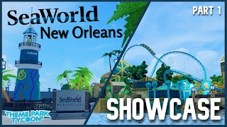 SEAWORLD MEGA PARK  Theme Park Tycoon 2  Part 1 [upl. by Gilford290]