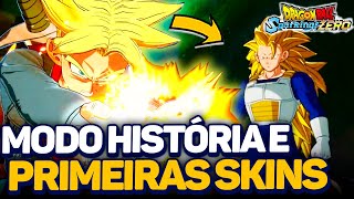 MODO HISTÓRIA DO TRUNKS DO FUTURO E NOVAS SKINS DE DRAGON BALL SPARKING ZERO [upl. by Iolande65]