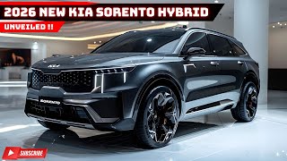 Unveiling The New 2026 KIA Sorento Hybrid Facelift More Bold More Power and More Efficient [upl. by Obe]