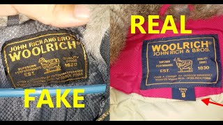 Woolrich Parka jacket real vs fake How to spot counterfeit Woolrich arctic jackets [upl. by Nyliram]