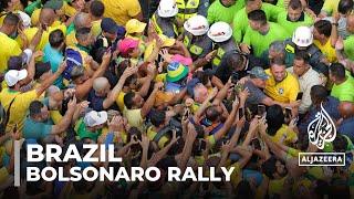 Thousands of Brazilians rally in support of Bolsonaro amid coup probe [upl. by Htrap]