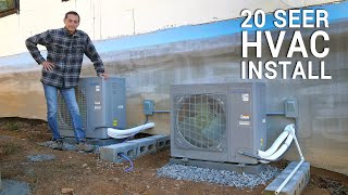 Installing a Complete MR COOL UNIVERSAL Custom Ducted Split HVAC System [upl. by Tildie]