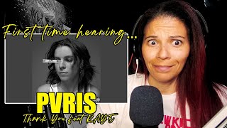 First Time Hearing PVRIS  Thank You feat Raye Official Lyric Video  Reaction [upl. by Yrruc]