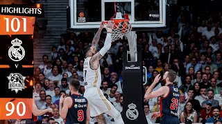 Real Madrid 101  90 Baskonia  Segundo partido playoff Euroleague [upl. by Oznola]