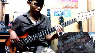 Owari No Seraph ED scaPEGoat  SawanoHiroyukinZkYosh Bass Cover [upl. by Tyrrell21]