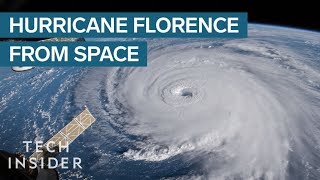 NASA Footage Shows The Nightmare Hurricane Florence [upl. by Gati]