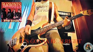 Ramones  Its Gonna Be Alright  bass cover [upl. by Ronnholm]