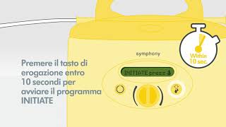 Medela  Come avviare il programma INITIATE del tiralatte Symphony [upl. by Erapsag169]