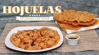 COMO HACER HOJUELAS HOJALDRAS BUÑUELOS [upl. by Mavis971]