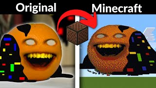 FNF Vs Annoying Orange Sliced  Original Vs Minecraft Note Block  Pibby Corruption [upl. by Divan708]