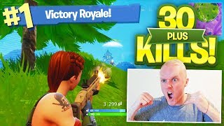 Our HIGHEST KILL SQUAD GAME EVER on FORTNITE BATTLE ROYALE [upl. by Aicilet]