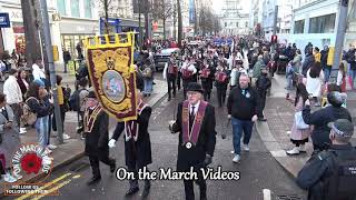 Apprentice Boys of Derry Remembrance Day Parade 2023 [upl. by Alinna]