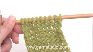 How to work a purl P stitch Continental method [upl. by Curson]