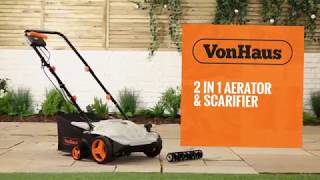 VonHaus 2 in 1 Aerator amp Scarifier [upl. by Oinafipe601]