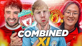 Liverpool vs Man United Combined XI vs LeosGoals and GoodVibesJohn [upl. by Yroffej]