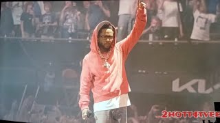 KENDRICK LAMAR PERFORMS THEY NOT LIKE US AT KEN AND FRIENDS POP OUT SHOW drake kendricklamar [upl. by Ahsauqal688]