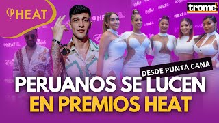 PERUANOS la rompen en los PREMIOS HEAT 2024  Son tentación Emil César BK  Trome [upl. by Ycats48]