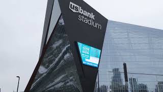 The US Bank Stadium Under A Clear Sky [upl. by Base]