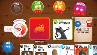 Exploding Kittens Mobile App [upl. by Ynehpets]