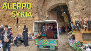 Aleppo Walking from Bab Antakeya to Aleppo Citadel 4k60 fps  حلب القديمة [upl. by Melc600]