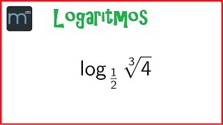 Calculo de un logaritmo logaritmos [upl. by Annasor]