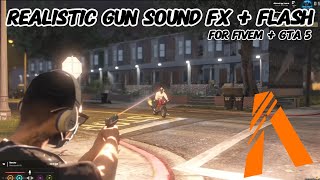 EASIEST WAY to Get Realistic Gun Sounds  Flash For FiveM amp GTA 5 DL LINK IN DESCRIPTION [upl. by Halimeda764]