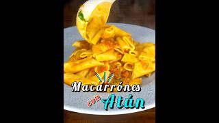 MACARRONES CON ATÚN 🍝🥫🙌parte1 macarronesconatún macarronesconqueso recetasconpastas [upl. by Jaco]