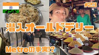 インド旅行潜入下町オールドデリー！旅行 インド 旅行vlog [upl. by Garlaand]