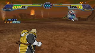 DBZ Infinite World  Gt Saiyaman 2 vs Nappa [upl. by Anehsak]