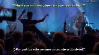 Arctic Monkeys Whyd you only call me when youre high inglés y español [upl. by Pritchett]