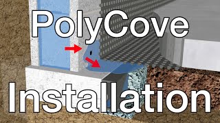 How to Install a Cove Diverter for Basement Waterproofing [upl. by Amyas]