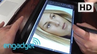 Wacom Cintiq 13HD handson  Engadget [upl. by Jose]