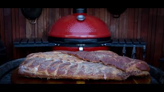 HomeMade Bacon on the Kamado Joe [upl. by Merras]