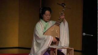 Yoko Hiraoka performing Gion Shoja on Chikuzen Biwa [upl. by Olenta]