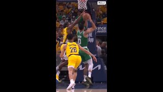 HIGHLIGHTS Jayson Tatum with the flex on the and one early in Game 3 vs Pacers shorts [upl. by Ebeneser]