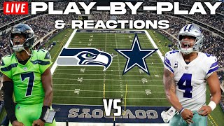 Seattle Seahawks vs Dallas Cowboys  Live PlayByPlay amp Reactions [upl. by Etnuahs925]