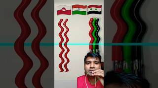 Flag warp scaning shorts video 🇮🇳 shorts art drawing painting flagwarpscaning experiment [upl. by Aiblis524]