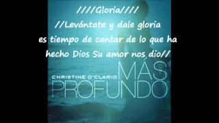 Levántate Christine DClario Letra Más Profundo [upl. by Aerdnac922]