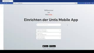 IGS Ihlow Einrichten der Untis Mobile App [upl. by Moor]