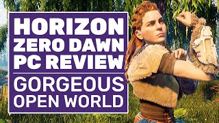 Horizon Zero Dawn PC Review  Guerrillas Gorgeous Open World Is Amazing On PC [upl. by Nylzor]