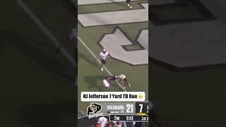 KJ Jefferson BREAKS LOOSE for 7Yard TD vs Colorado 💨 Colorado vs UCF [upl. by Carmelle]