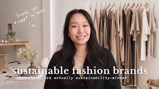 truly sustainable fashion brands you should know in 2024 [upl. by Mojgan]