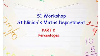 S1 Maths Workshop Part 2 [upl. by Ynogoham321]