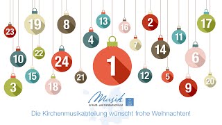 Das 1 Türchen des quotMusikalischen Adventskalenders 2024quot der Gebietskirche Nord und Ostdeutschland [upl. by Keraj]